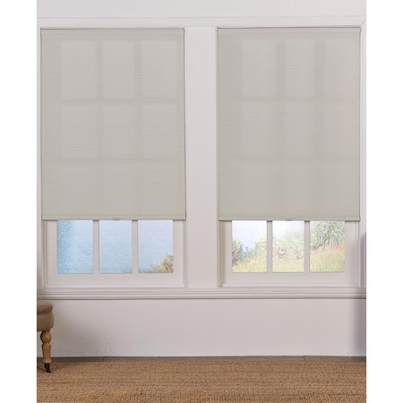 Safe Styles UBC45X72LG Cordless Light Filtering Cellular Shade; Gray - 45 X 72 In.